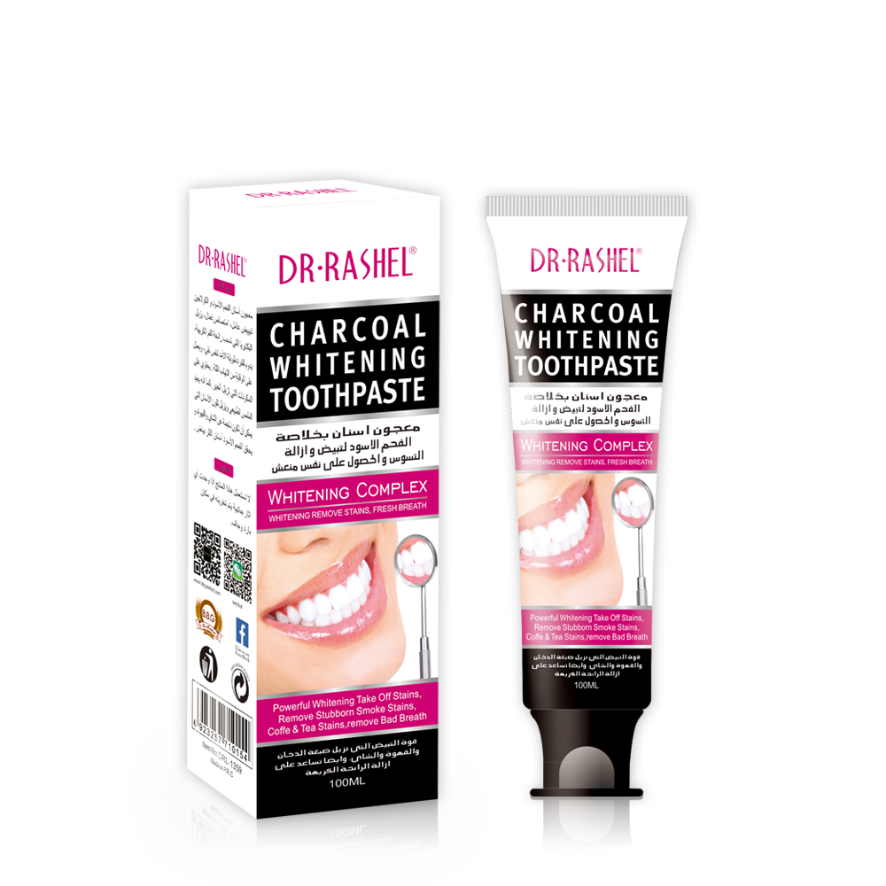 معجون أسنان بخلاصة الفحم الأسود
