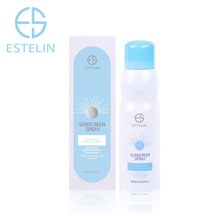 Estelin Sunscreen Spray SPF50PA+++ Ultra-Light Hydrates & Whitening