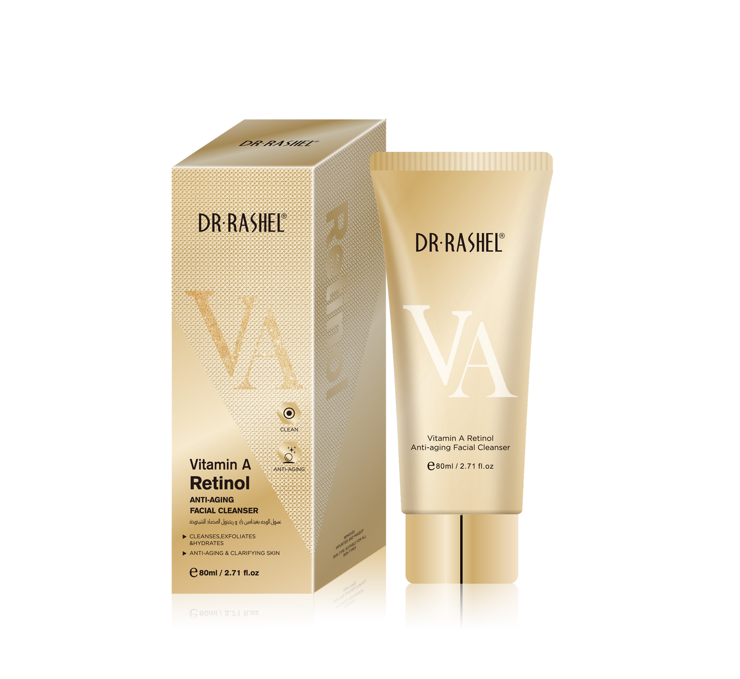 Vitamin A retinol Anti-Aging facial cleanser